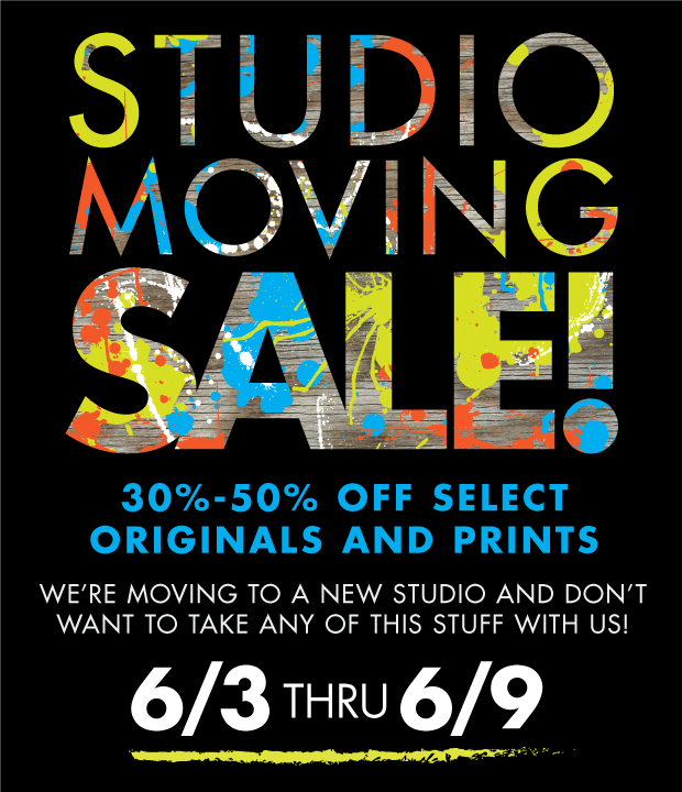 Studio Moving Sale