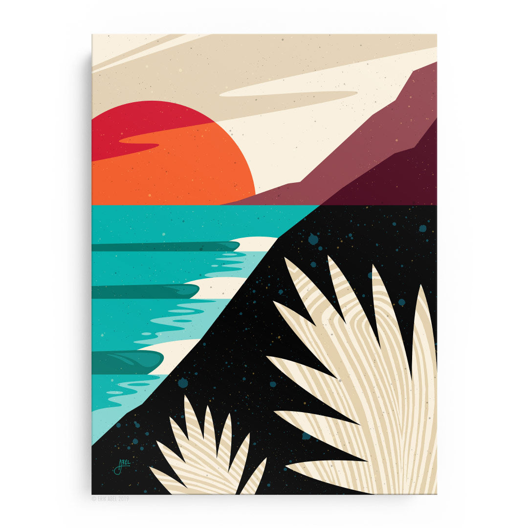 Surf Art Collection | Cliffside Print | Abel Arts