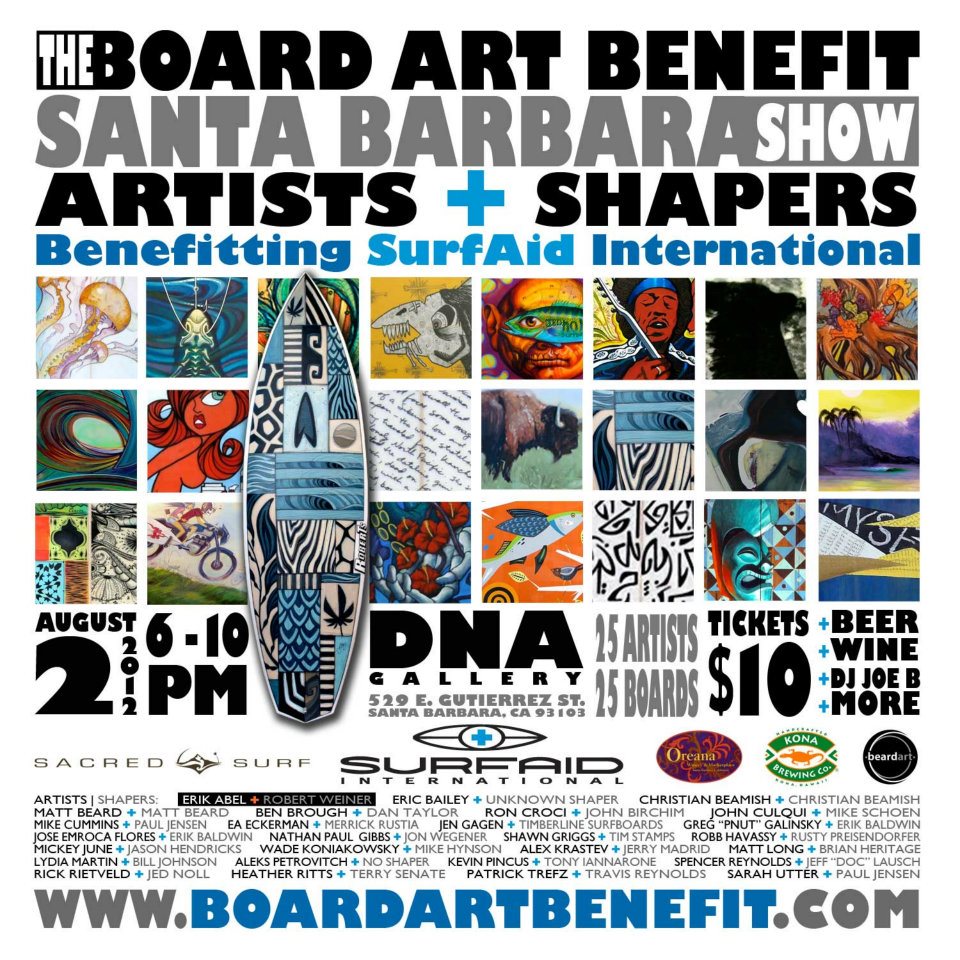 Board Art Benefit :: August 2, 2012 :: Santa Barbara,CA