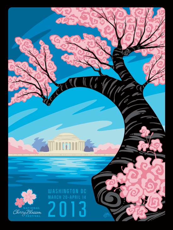 National Cherry Blossom Festival Artwork