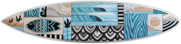 Video: Time Lapse of a Surfboard Painting