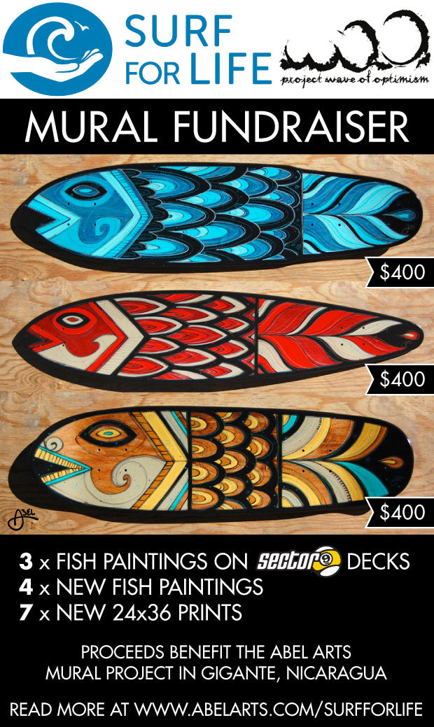 Surf For Life Mural Project: Nicaragua