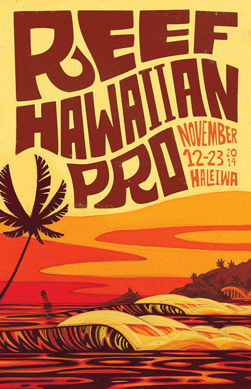 Artwork for the 2014 Reef Hawaiian Pro