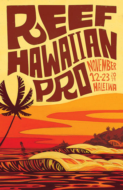 Artwork for the 2014 Reef Hawaiian Pro