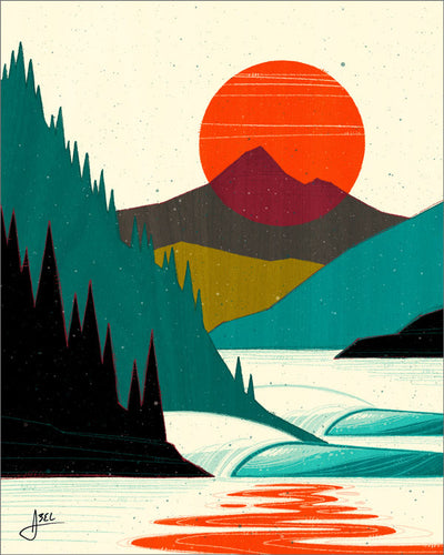 New 8x10 Print "Northern Sol"