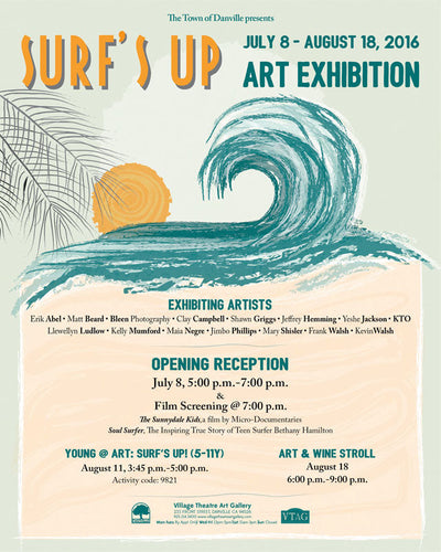 Surf's Up Art Show July 8th
