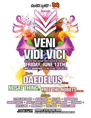 June 13th - Veni Vidi Vici - Juxtapoz Issue Release Party