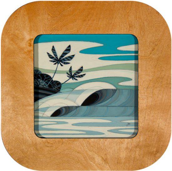 The new one-piece wood frames...