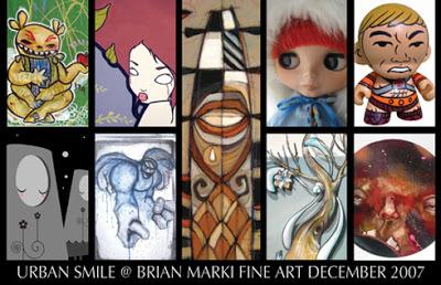 :: "URBAN SMILE" GROUP ART SHOW AT BRIAN MARKI GALLERY, PORTLAND, OR :: FRI. DEC. 7TH ::