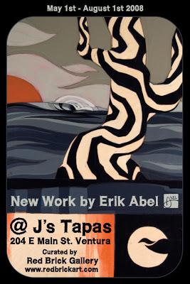New Work @ J's Tapas, Ventura, CA. 5/1 - 8/1