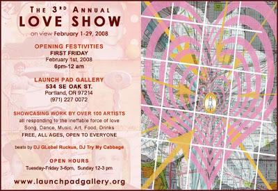 3rd Annual LOVE Show @ Launchpad Gallery PDX