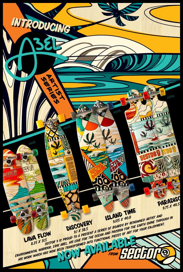 Sector 9 Artist Series Skateboards
