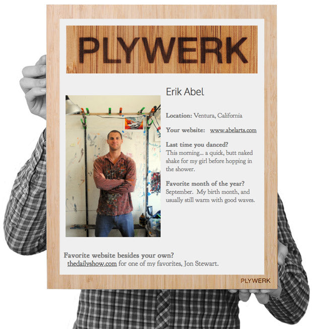 December Featured Artist on Plywerk - Interview