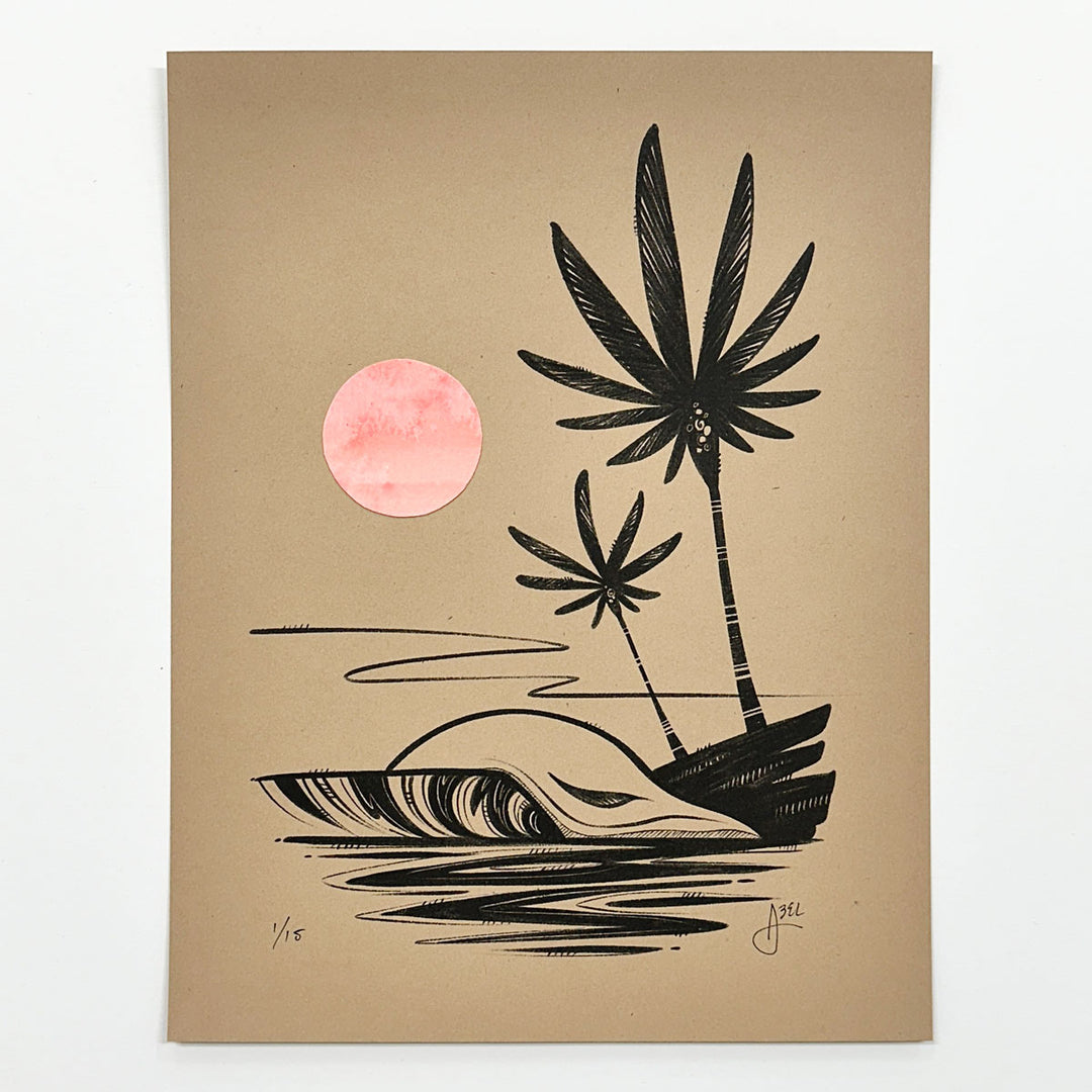 Limited Edition Print: South Pacifico (Brown)