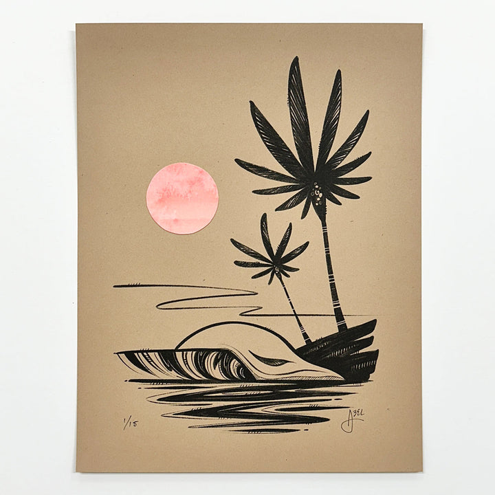 Limited Edition Print: South Pacifico (Brown)