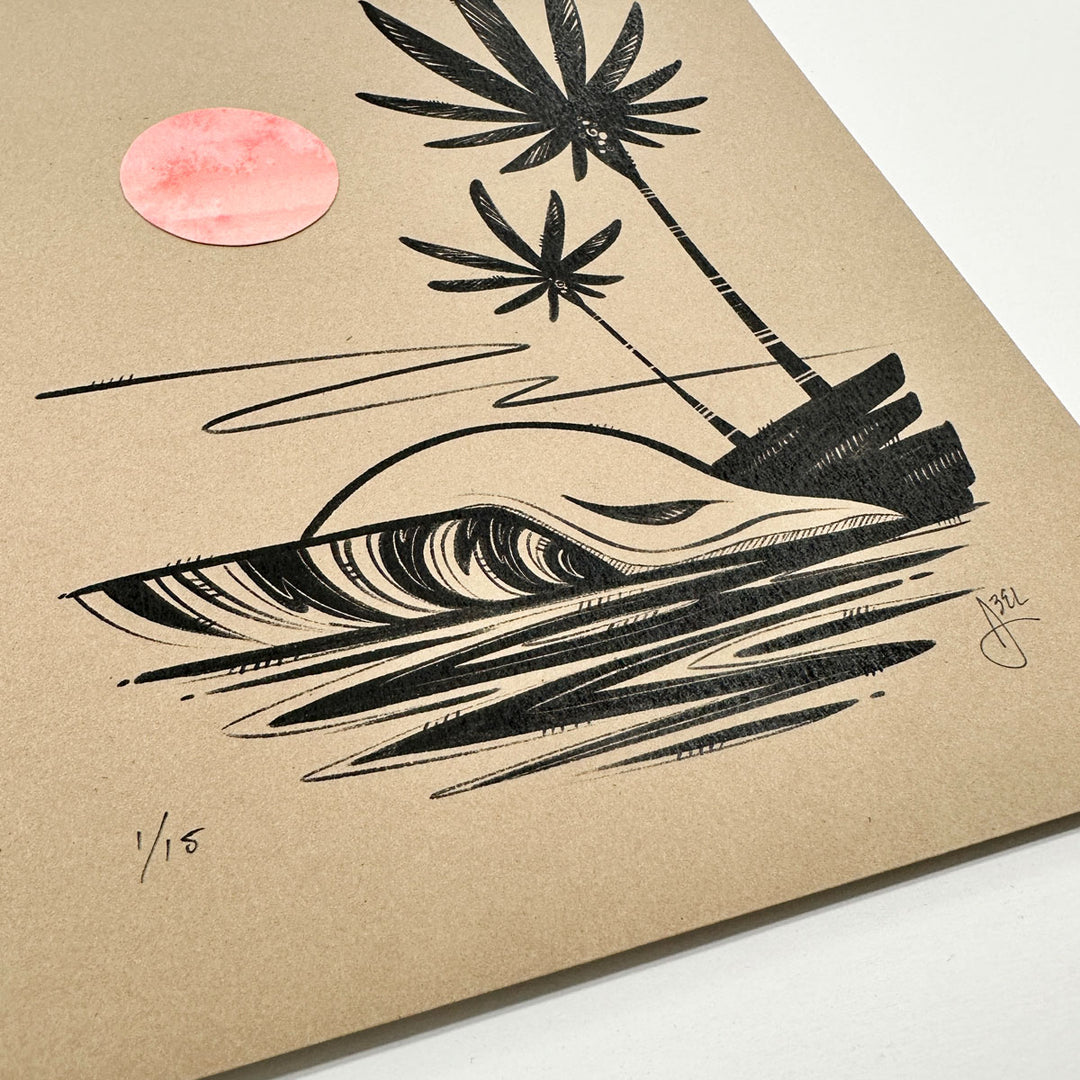 Limited Edition Print: South Pacifico (Brown)