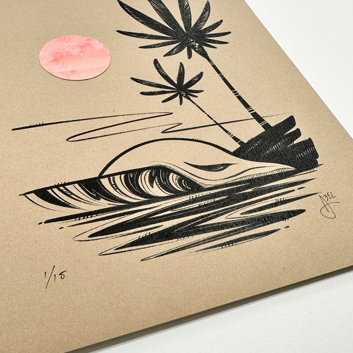 Limited Edition Print: South Pacifico (Brown)