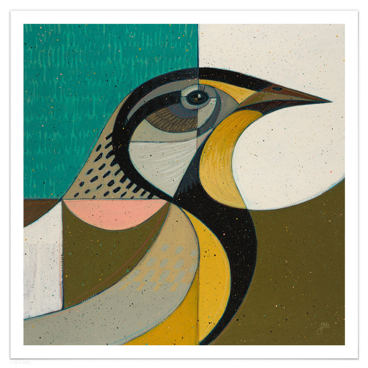 Animal Collection | Meadowlark Art Print | Abel Arts
