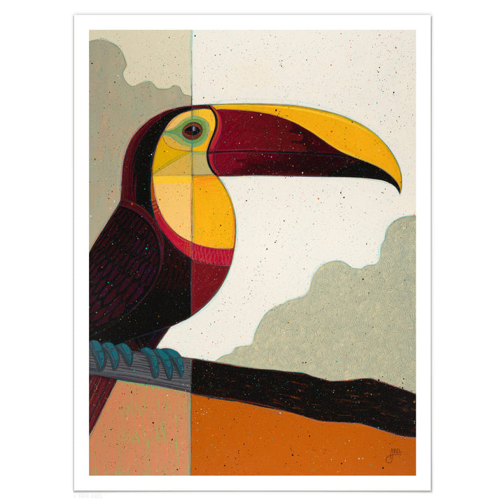 Yellow-Throated Toucan - Print