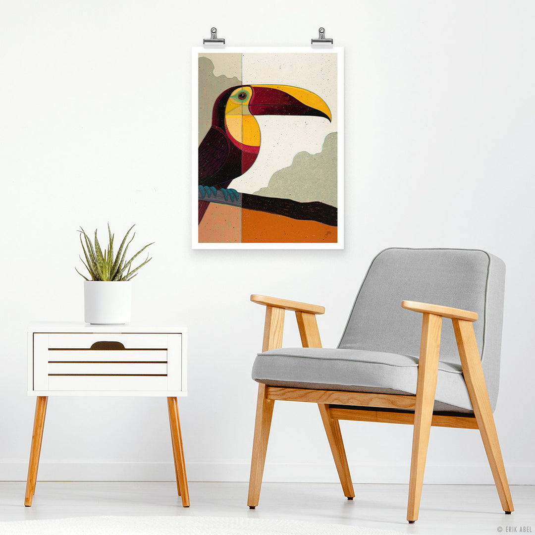 Yellow-Throated Toucan - Print