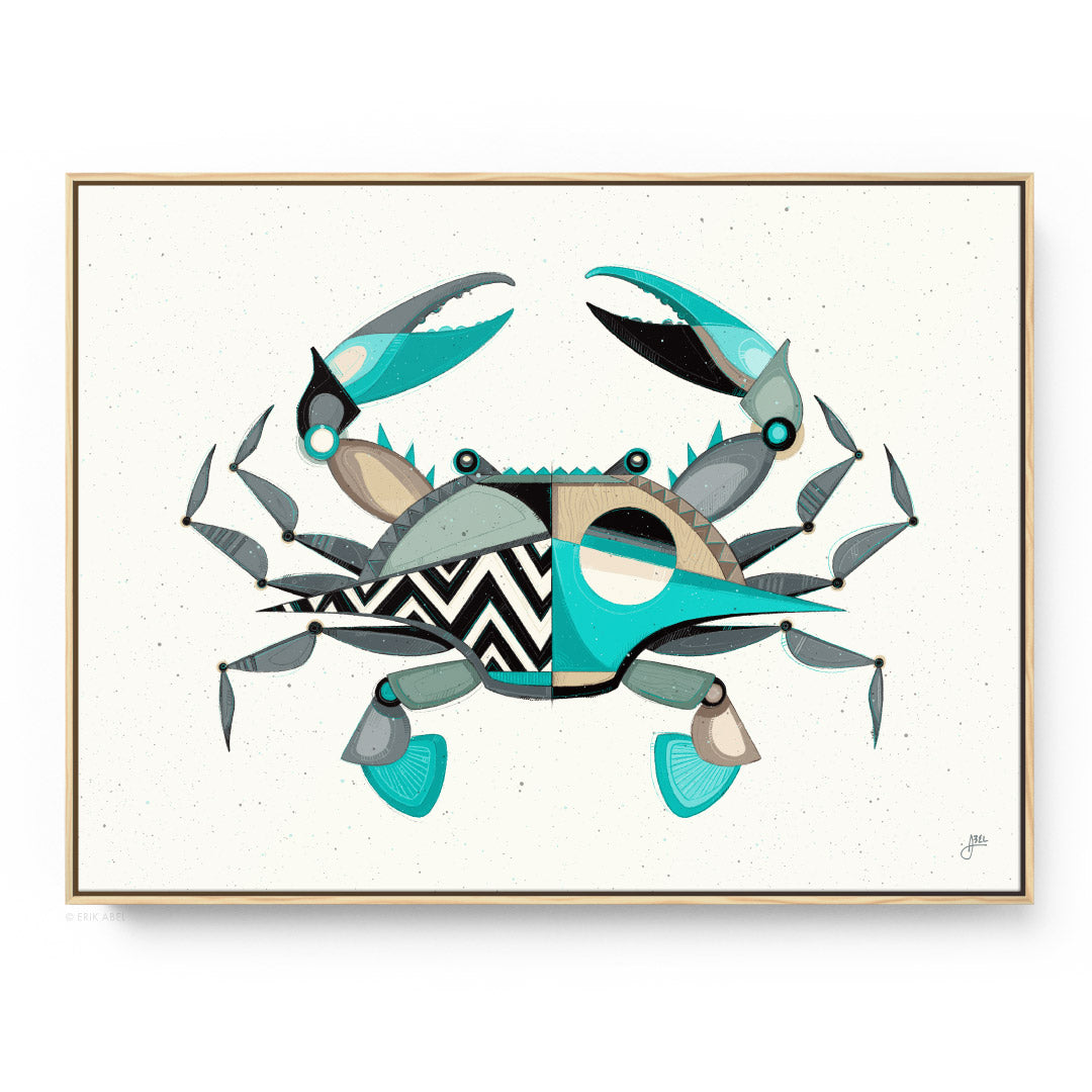 Blue Crabby - WHLSL Print