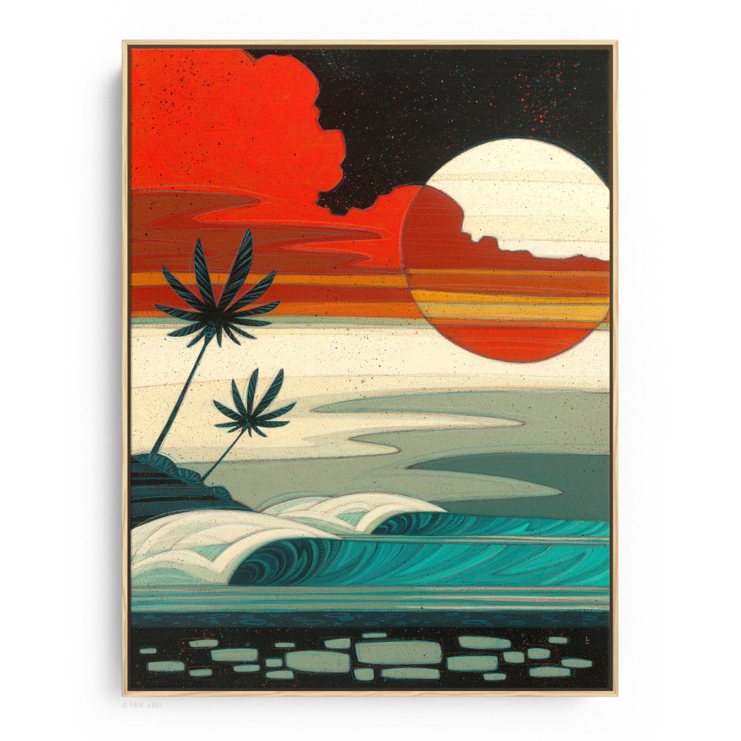 Sunset Moonrise - WHLSL Print