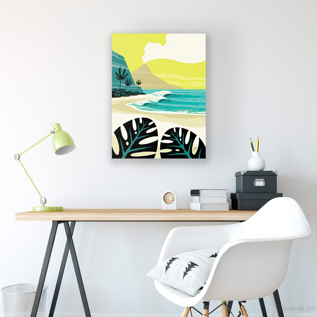 Coconut Volcano - WHLSL Print