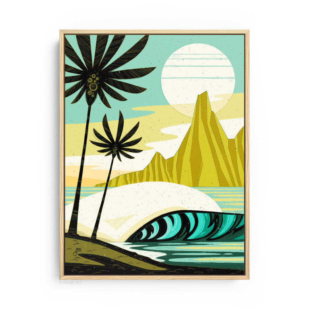 Green Palm Point - Print