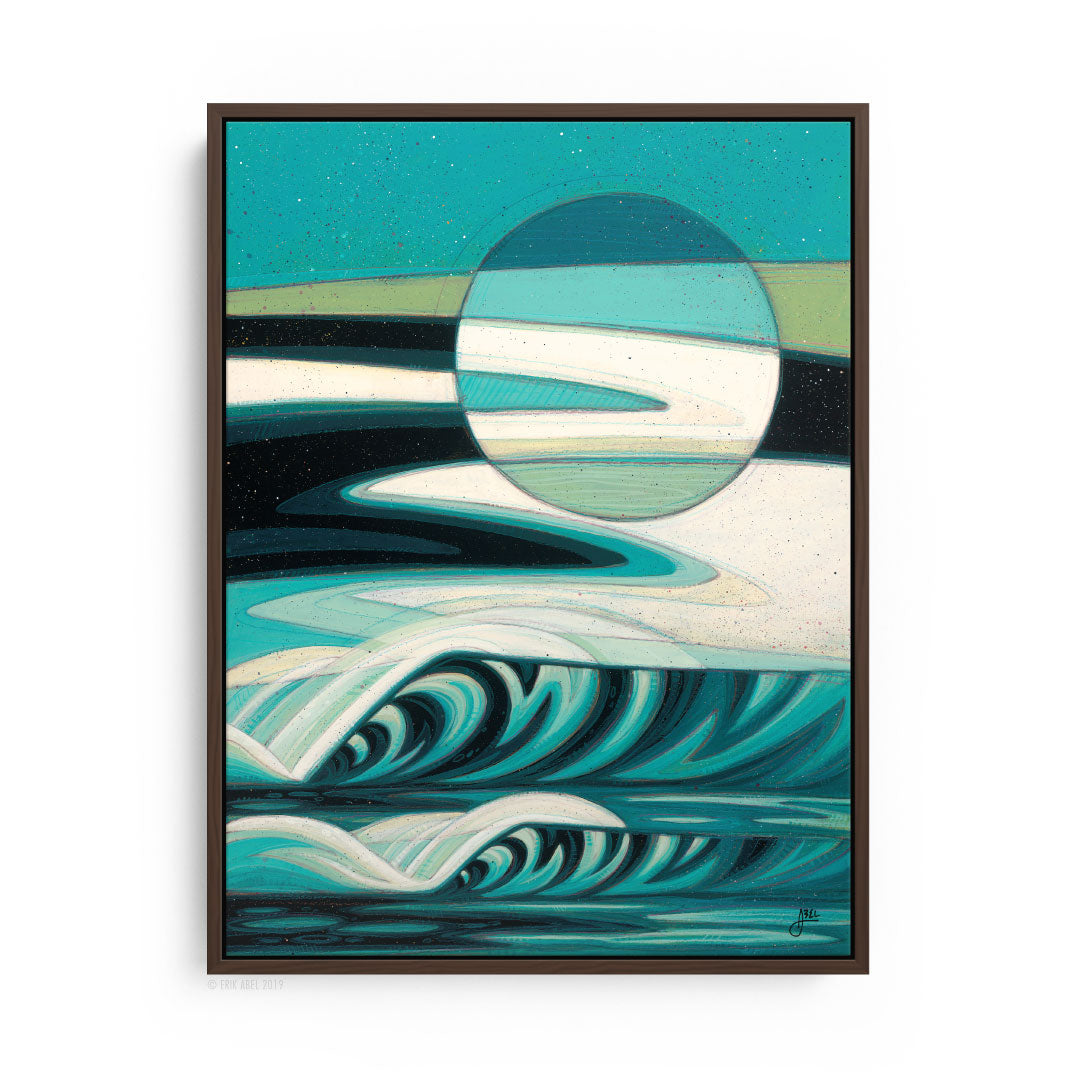 Surf Art Collection | Lunar Haze Print | Abel Arts