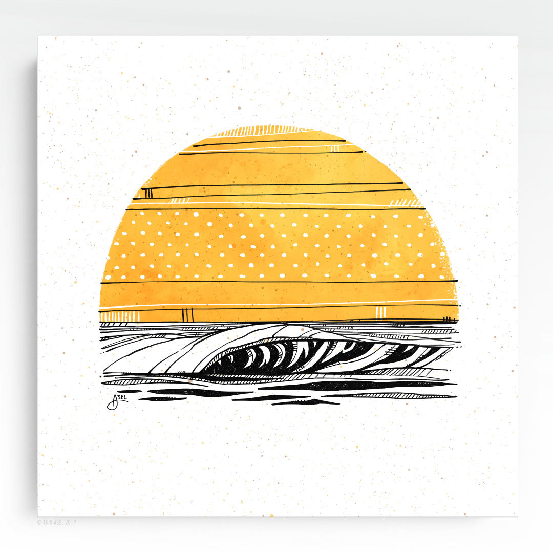 Yellow Sun - Print