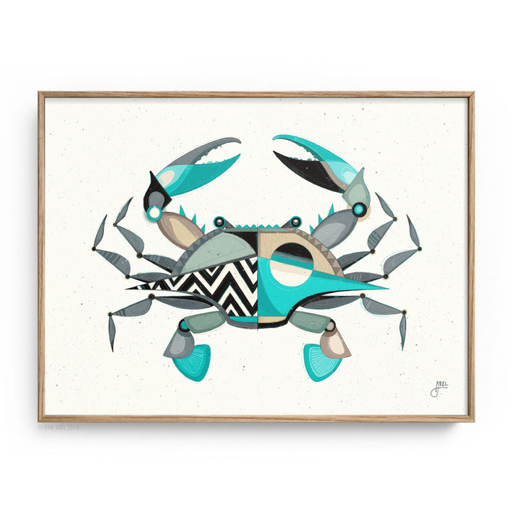Blue Crabby - WHLSL Print