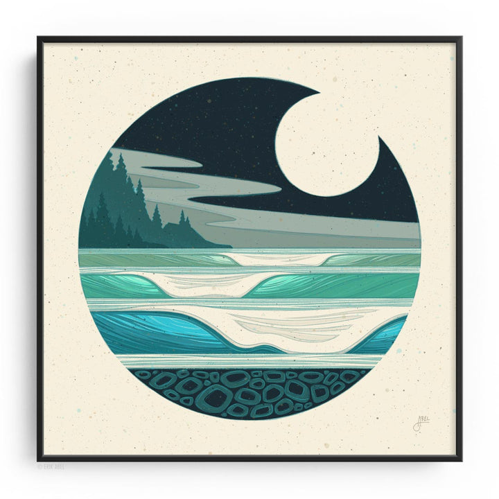 NW Moon - WHLSL Print