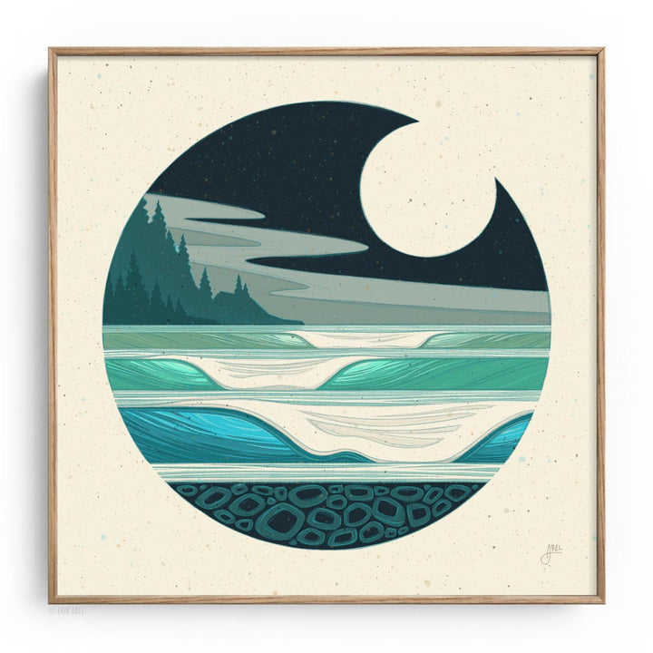NW Moon - WHLSL Print