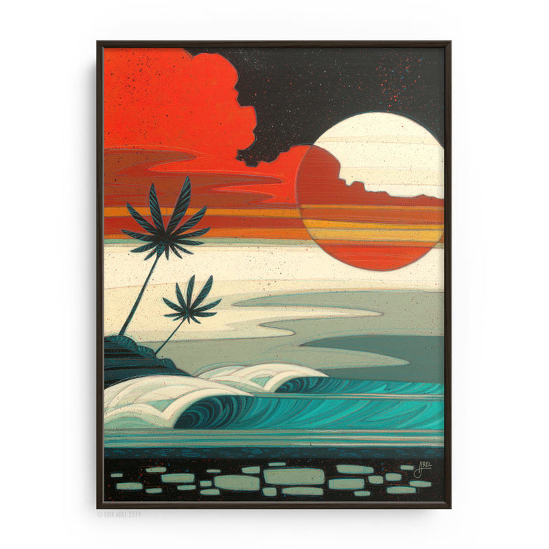 Sunset Moonrise - WHLSL Print
