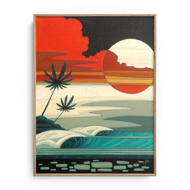 Sunset Moonrise - WHLSL Print