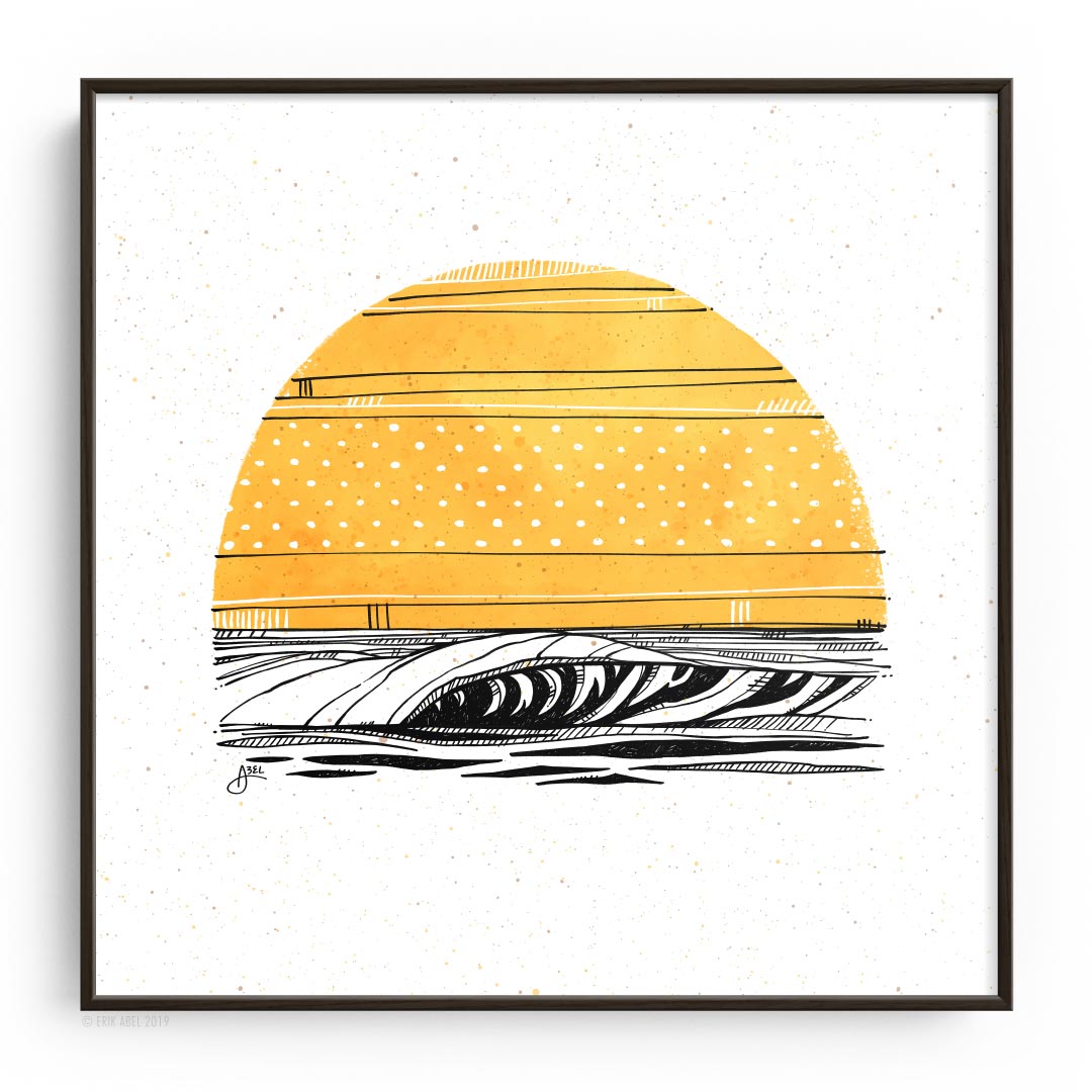 Yellow Sun - WHLSL Print