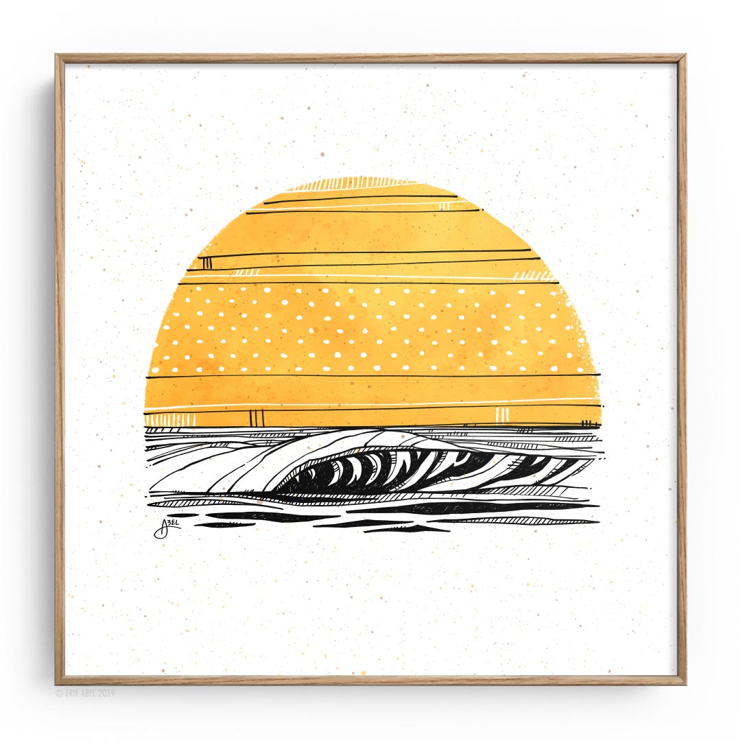 Yellow Sun - WHLSL Print