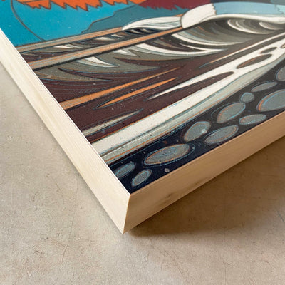"Hazy Cove" Limited Edition Print on Wood / Artist Proof