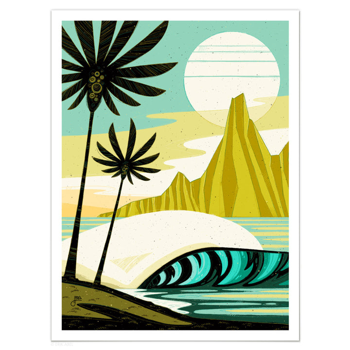 Green Palm Point - Print