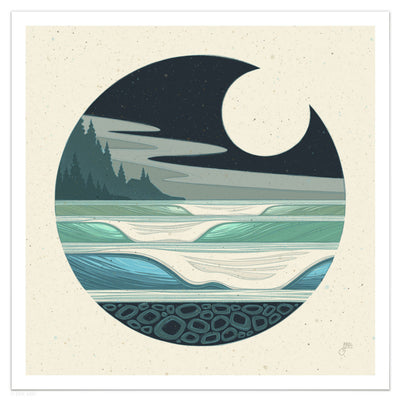 NW Moon - Paper Print