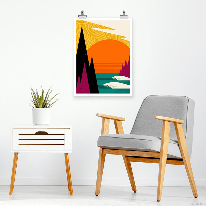 Northern Rights: Yellow - WHLSL Print