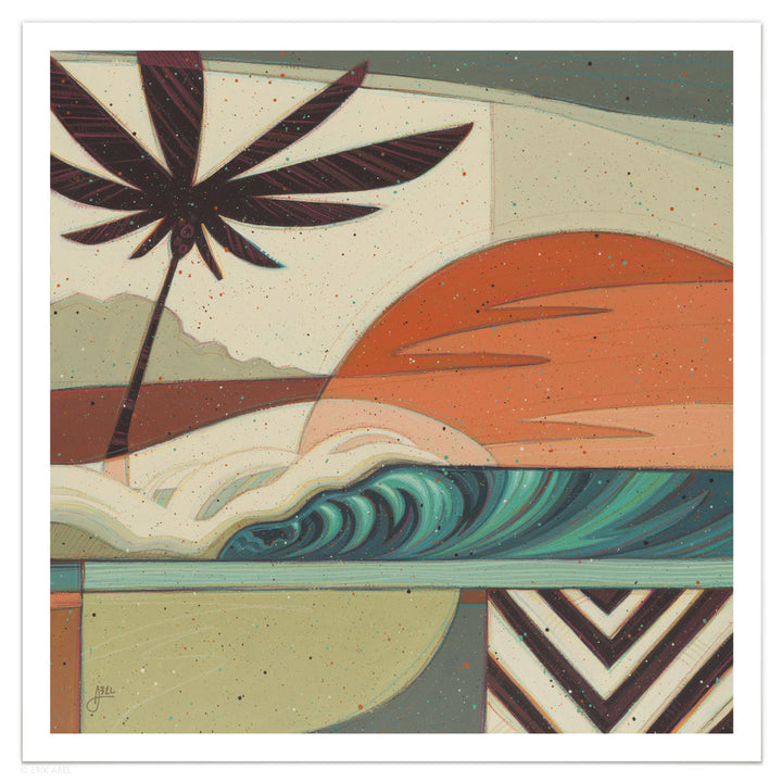Pacific Patchwork 11 - WHLSL Print