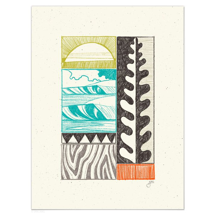 Sea Blocks 1 - Print