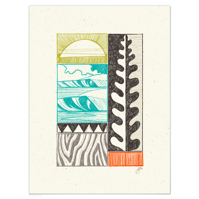 Sea Blocks 1 - WHLSL Print