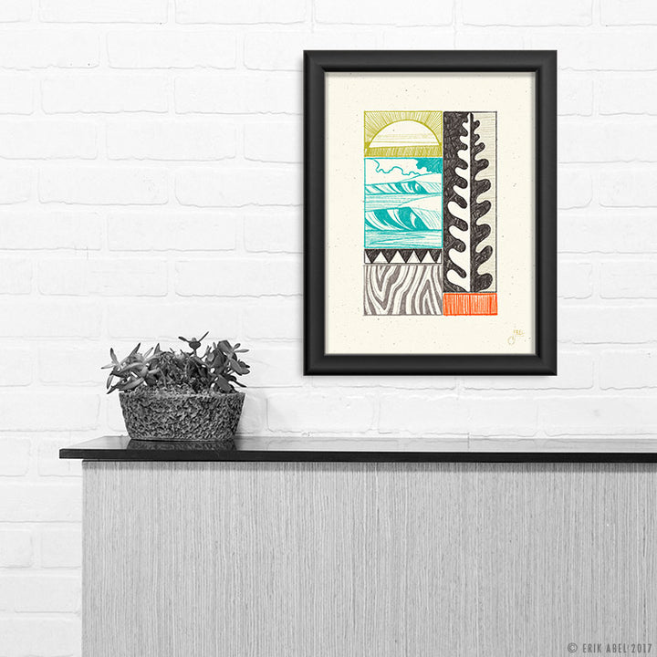 Sea Blocks 1 - Print