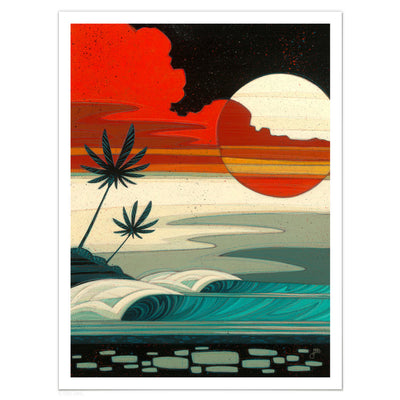 Sunset Moonrise - WHLSL Print