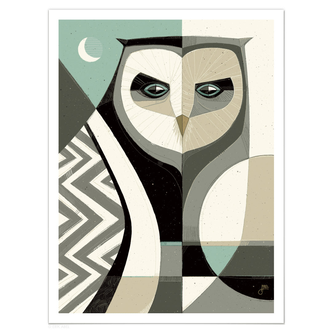 Who? Blue - Print – Abel Arts