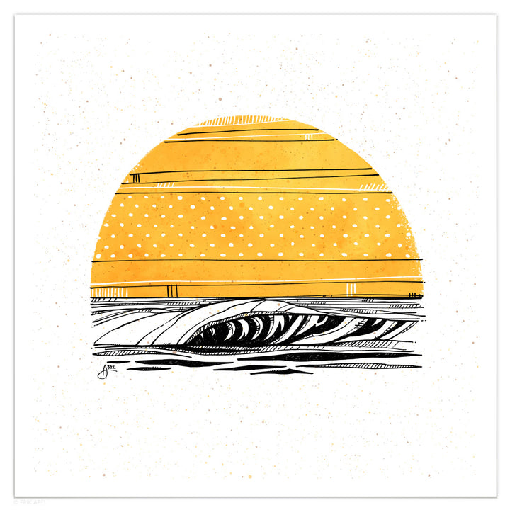 Yellow Sun - Print