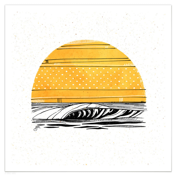 Yellow Sun - WHLSL Print