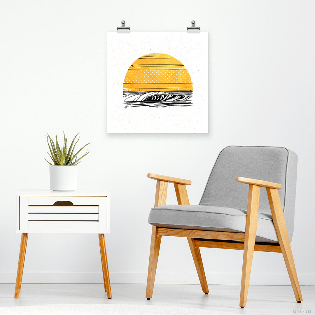 Yellow Sun - Print